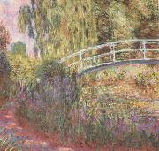 Claude Monet Japanese Bridge France oil painting artist